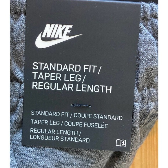 NWT Nike Jogger Sweatpants Size Medium Men’s Grey - Picture 3 of 10